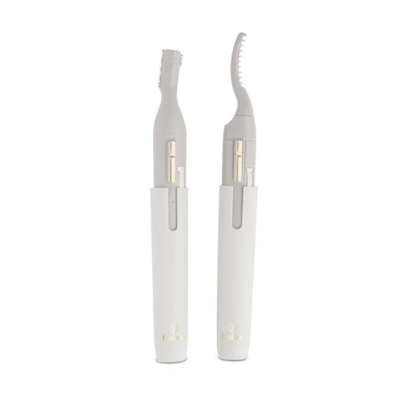 Najlepsza cena Podgrzewana zalotka do rzęs + golarka elektryczna 2w1 FashionTV FTV-0135 Matte Cream-Gold