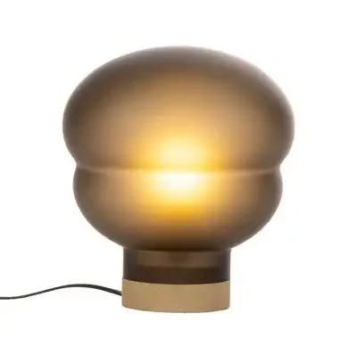 Lampa Stołowa Kumo Mała Przydymiona Szara-Taupe Pulpo Szybka dostawa