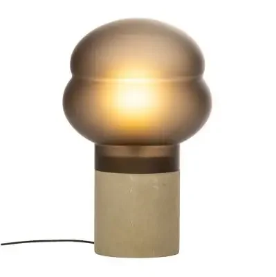 Lampa Stołowa Kumo Wysoka Przydymiona Szara-Taupe Pulpo Szybka dostawa