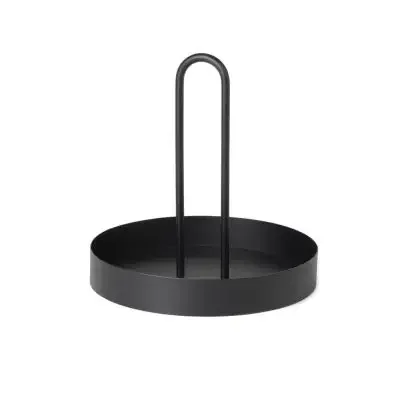 Wyjątkowa oferta Taca Grib Z Uchwytem Czarna Ferm Living