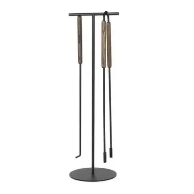 Wyjątkowa oferta Zestaw Kominkowy Ashi 3 Elem. Brązowy Blomus
