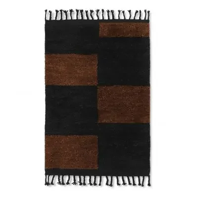 Oferta limitowana Dywan Mara 120X80 Cm Czarny Ferm Living
