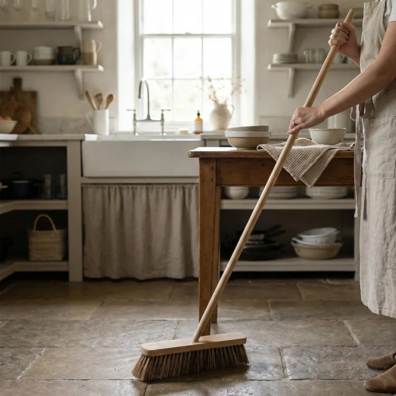 Kij drewniany z gwintem WOODEN KITCHEN 150 cm Tylko do końca tygodnia