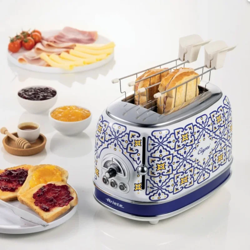 ARIETE Capri 1550C - toster / opiekacz do kanapek elektryczny metalowy Darmowy zwrot