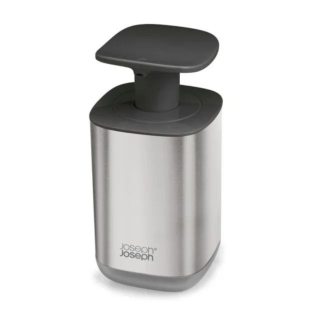 JOSEPH JOSEPH Presto Steel 350 ml grafit - dozownik do mydła w płynie lub płynu do dezynfekcji dotykowy Do wyczerpania zapasów