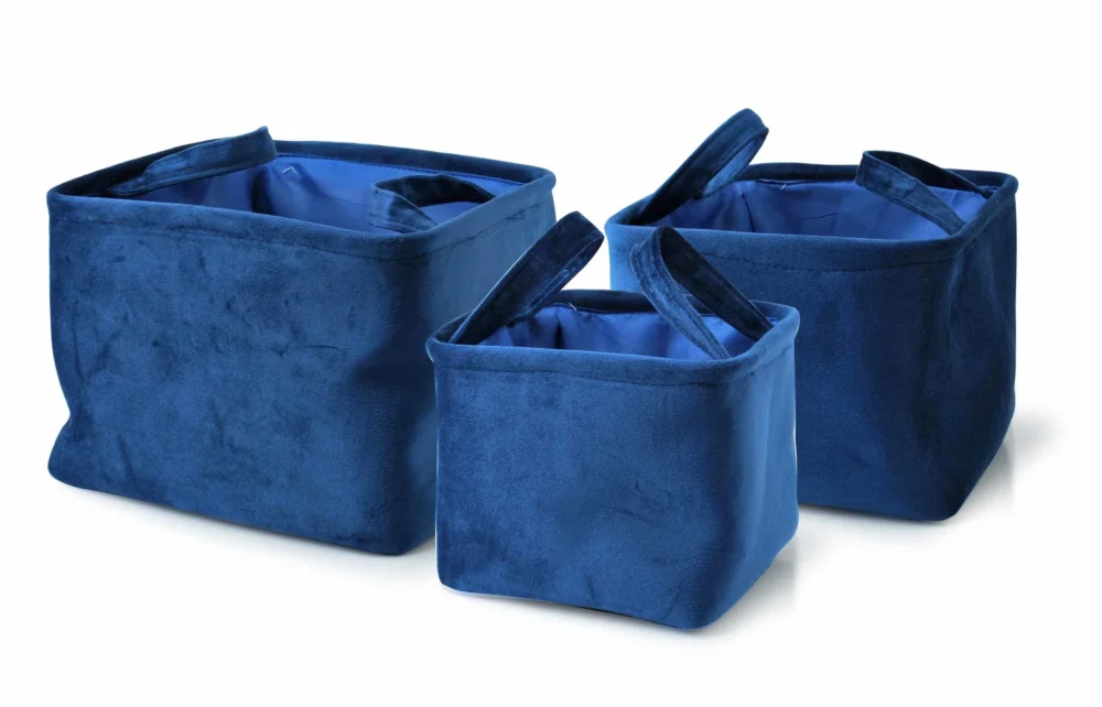 PIERRE Kpl.3 koszy 28x28x20/24x24x18/20x20x16cm Cena promocyjna