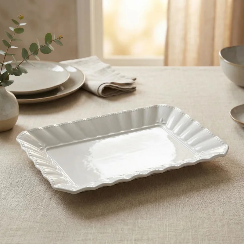 Super okazja LA PORCELLANA BIANCA Ducale 31 x 22 cm - półmisek porcelanowy