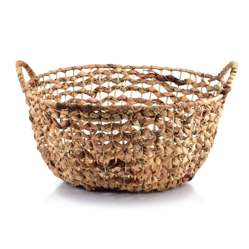 Koszyk do przechowywania z hiacyntu wodnego MONDEX AMPARO BRAZOWY 44 x 38 cm Zamów teraz