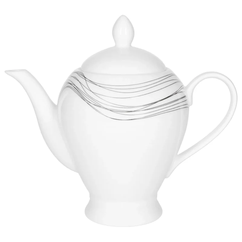Nie przegap ZWIEGER Breva 1 l - dzbanek do herbaty i kawy porcelanowy