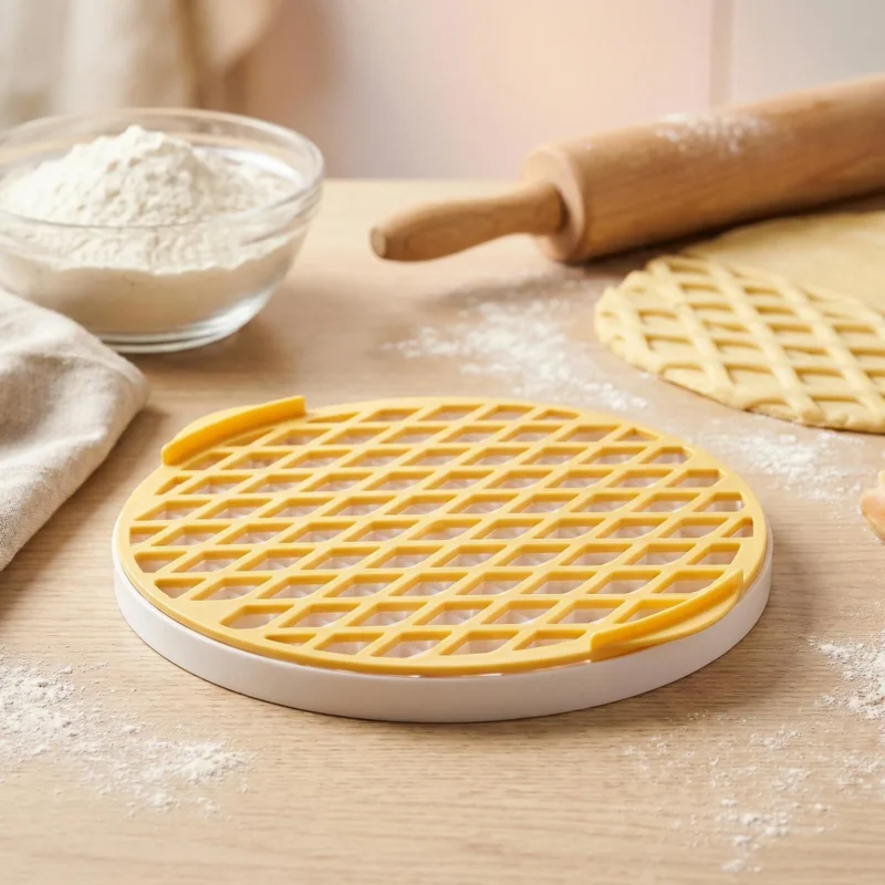 Tylko do końca tygodnia TESCOMA Delicia Kratka 30 cm biała - foremka / wykrawacz do ciasta plastikowy