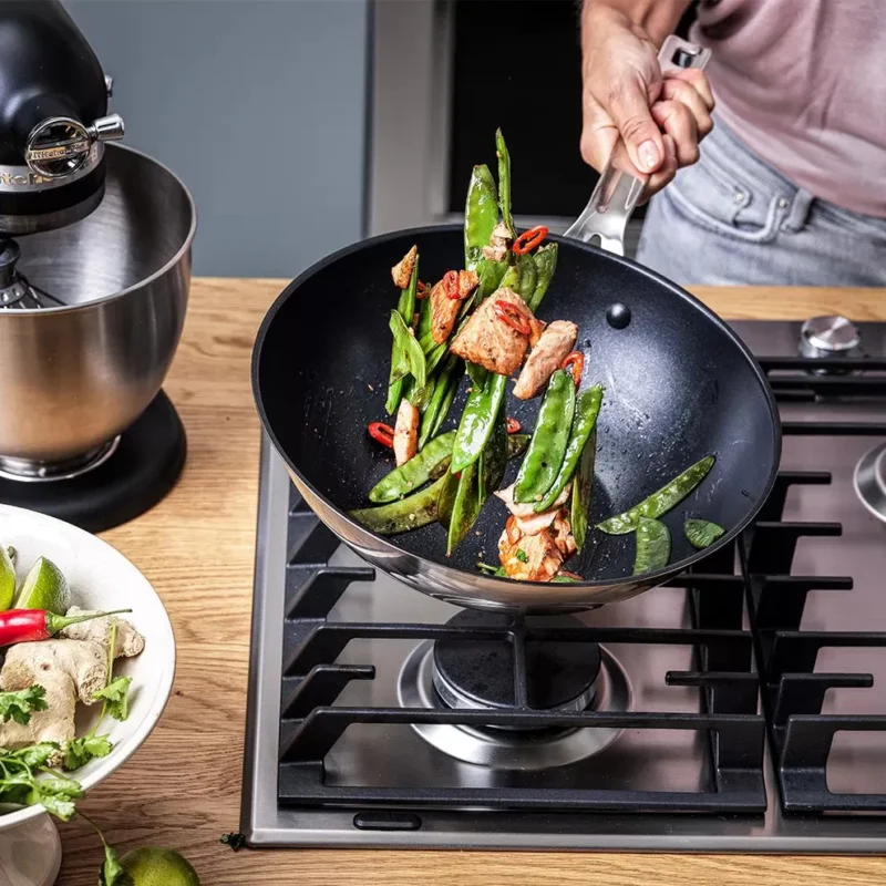 Szybka wysyłka KITCHENAID Stainless Steel 28 cm - patelnia / wok nieprzywierający