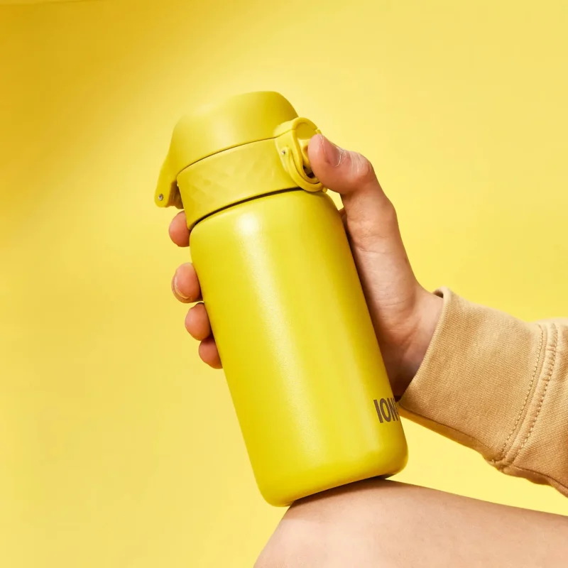 Nowy ION8 Single Wall Yellow 0,4 l - butelka na wodę i napoje ze stali nierdzewnej