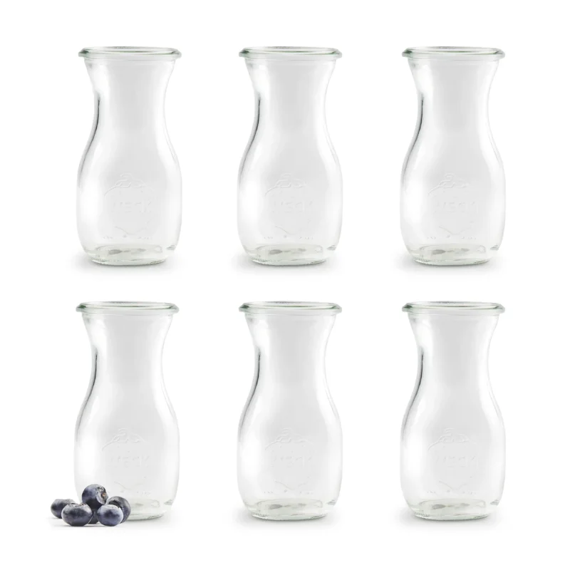 WECK Saftflasche 0,29 l 6 szt. - butelki szklane typu wek bez pokrywek Bestseller