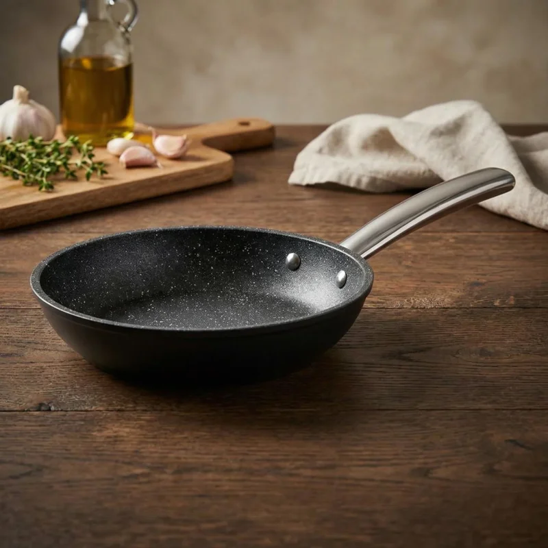 Niska cena TESCOMA President 20 cm czarna - patelnia nieprzywierająca
