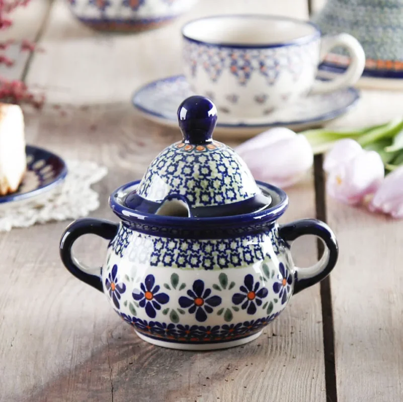 Ograniczona ilość Cukiernica 350 ml - wzór DU60 - Zakłady Ceramiczne w Bolesławcu