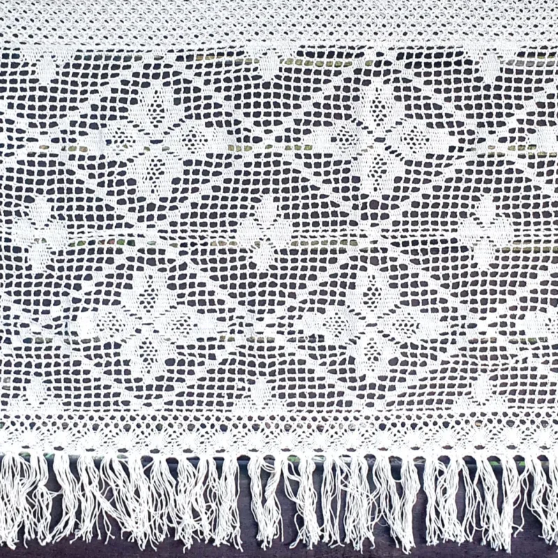 Zasłona bawełniana JEDEKA JAGNA 1486 BIAŁA 1000 x 30 cm Wybór klientów