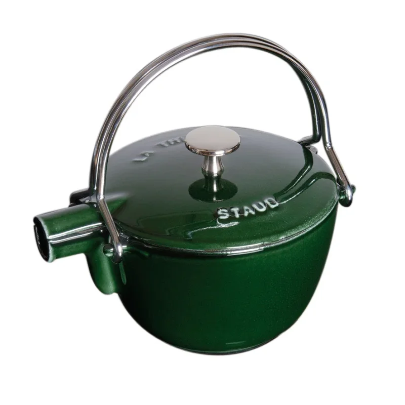 STAUB Tea 1,15 l zielony - czajnik żeliwny emaliowany Ostatnie sztuki