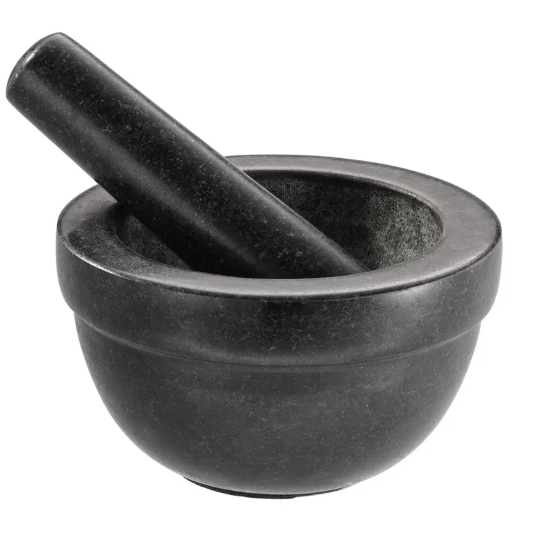 Oferta ROESLE 14 cm - moździerz kuchenny do przypraw i ziół granitowy z tłuczkiem