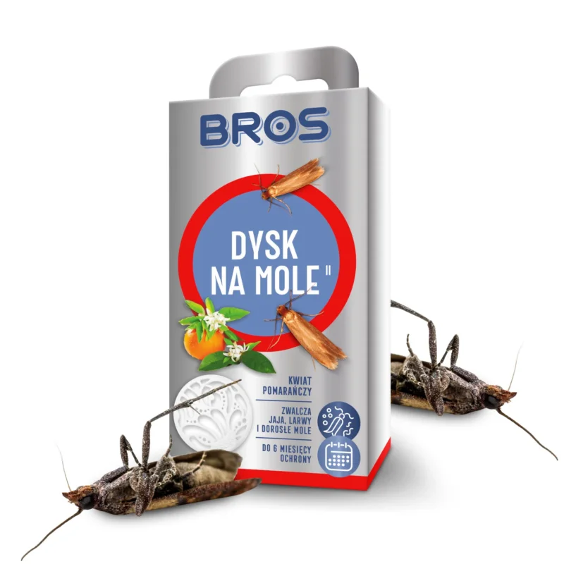 BROS Mole Kwiat pomarańczy - dysk na mole Tani