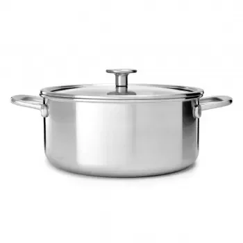 Nie przegap KITCHENAID Multi-Ply Stainless Steel 4,9 l - garnek ze stali nierdzewnej z pokrywką