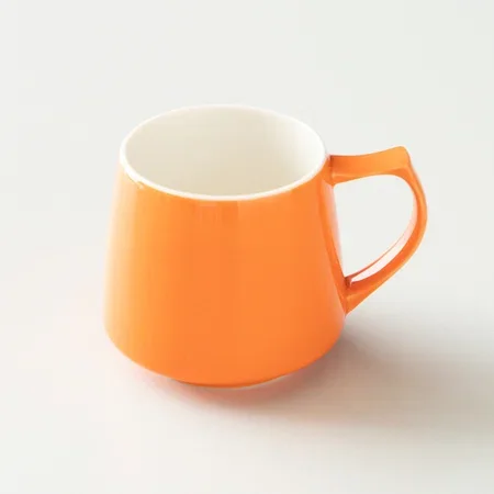 ORIGAMI Aroma - kubek ceramiczny 320 ml pomarańczowy Nowy