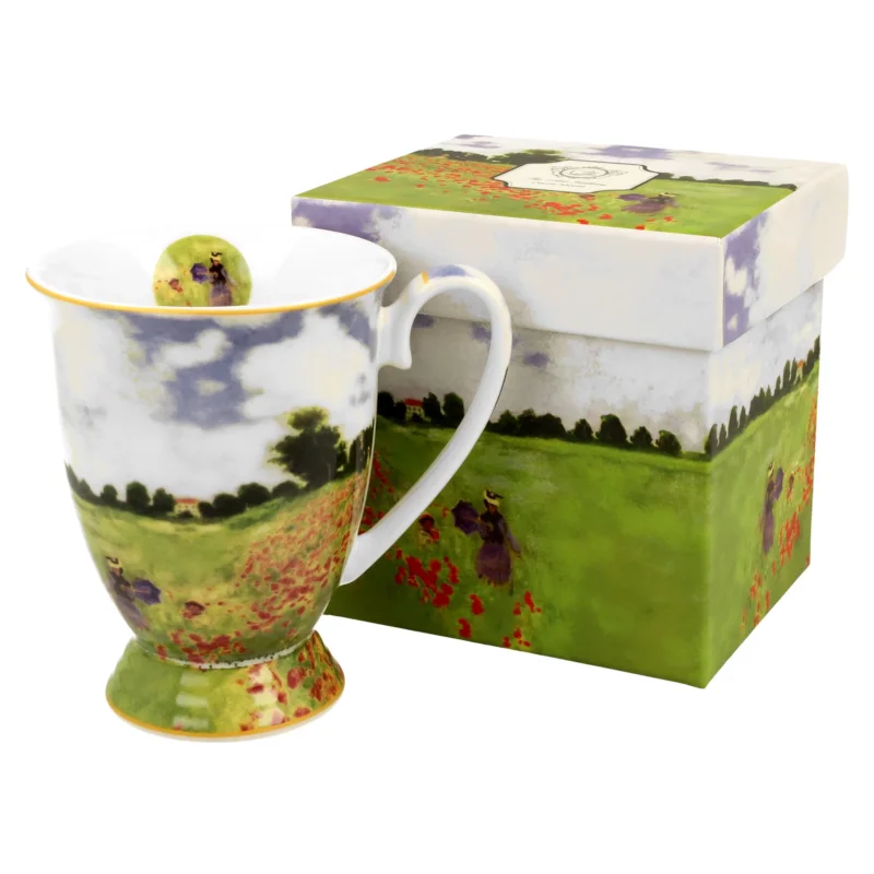 Kubek porcelanowy DUO ART GALLERY POPPY FIELD C. MONET ZIELONY 300 ml Wybór klientów