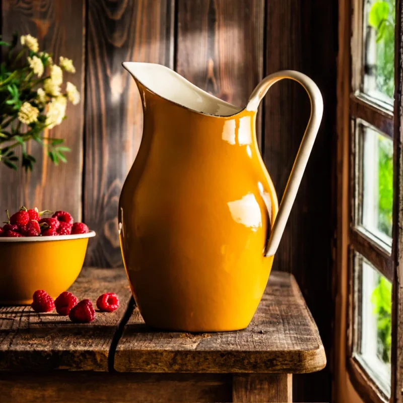 Dzbanek do wody / Wazon emaliowany OLKUSKIE WYROBY EMALIOWANE 2,6 l Oferta limitowana