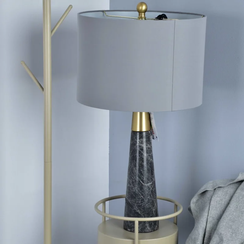 Lampa stołowa marmurowa MONDEX CHIARA Wyprzedaż