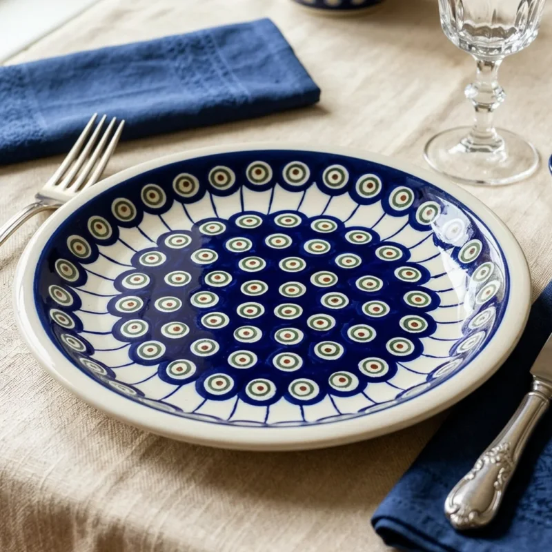 Zamów teraz Talerz obiadowy 24,5 cm - wzór D-8 - Zakłady Ceramiczne w Bolesławcu (2 gat.)