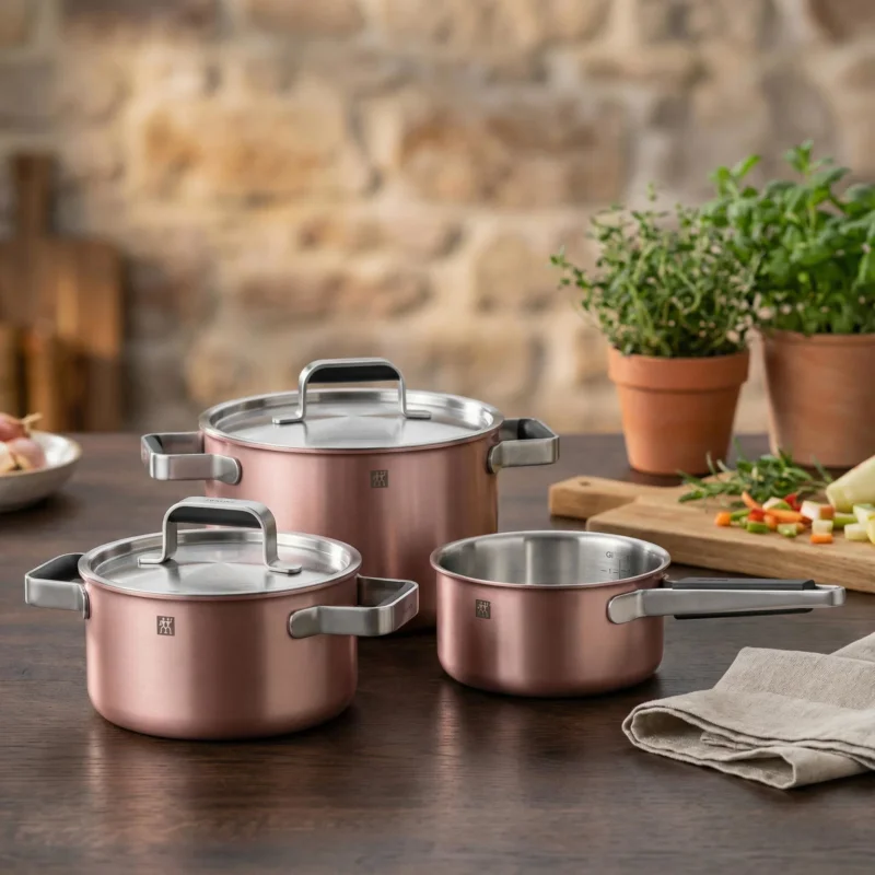 ZWILLING PURE Zestaw 3 garnków Bezpieczna płatność