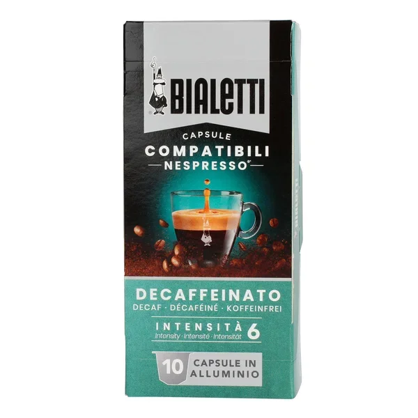 Zamów teraz BIALETTI Nespresso Decaf 10 szt. - włoska kawa bezkofeinowa w kapsułkach