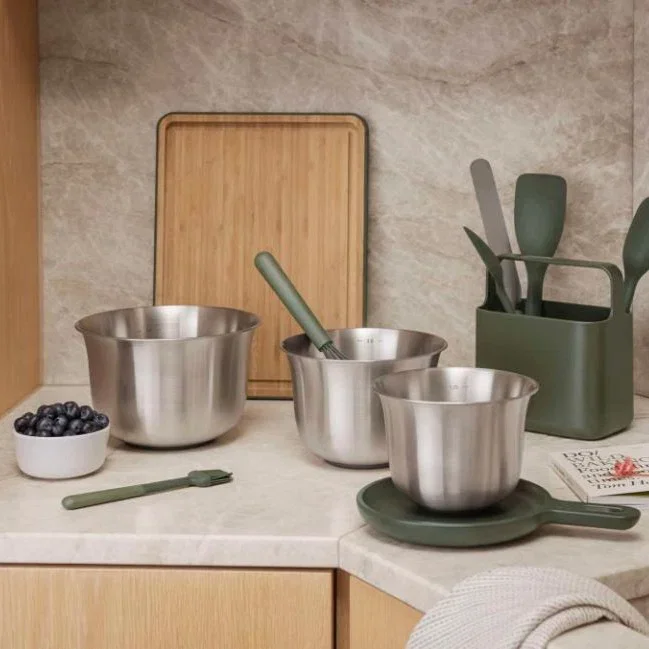 Taniej EVA SOLO Green Tools - zestaw misek ze stali nierdzewnej 3 szt.