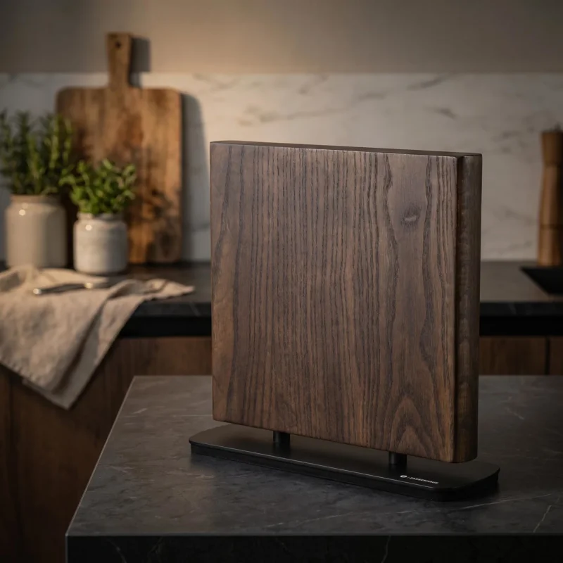 Wyjątkowa oferta ZASSENHAUS Loft – blok na noże magnetyczny na 10 noży 28 x 9 x 26,5 cm jesion