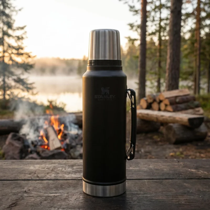 Niska cena STANLEY Legendary Classic Black 2.0 1,4 l - termos próżniowy do kawy i herbaty ze stali nierdzewnej
