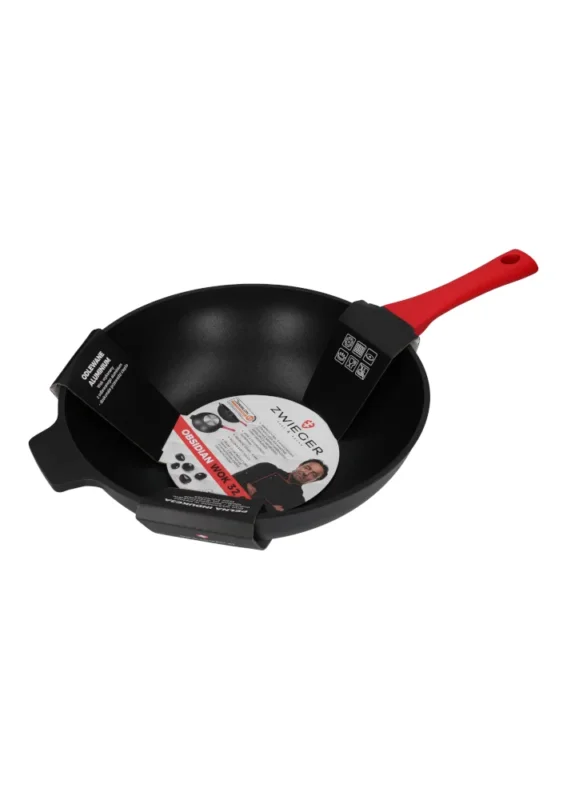 ZWIEGER Obsidian 32 cm czarny - patelnia / wok nieprzywierający Kup online