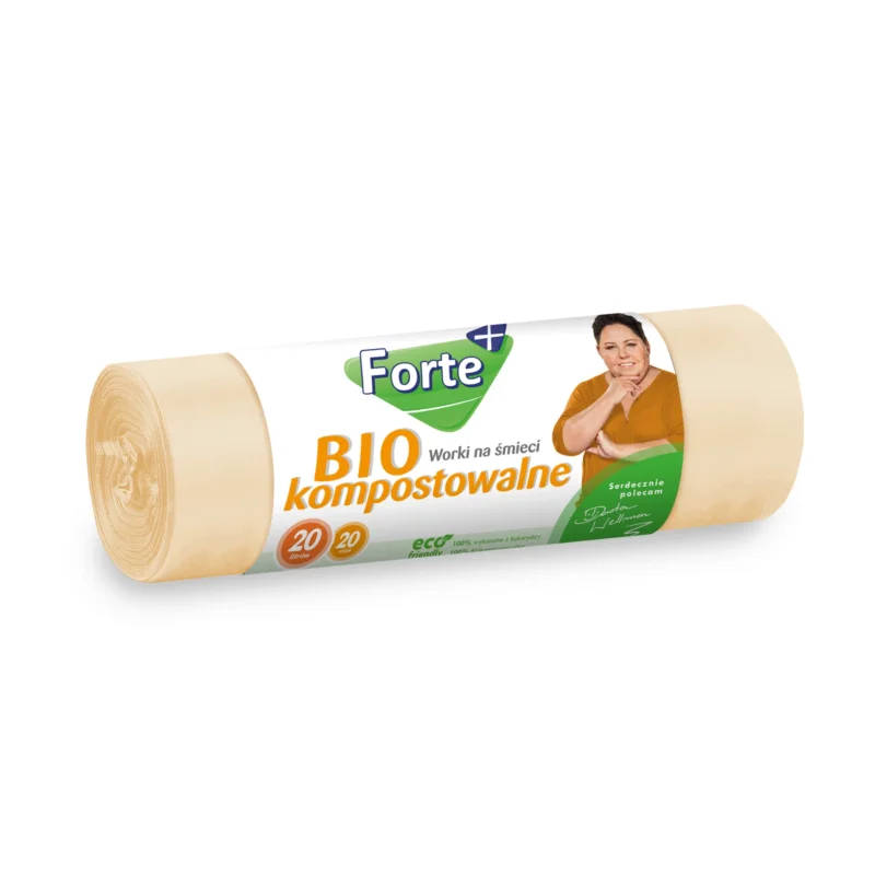 Najlepsza cena FORTE+ - worki na śmieci biodegradowalne 20 l 20 szt.
