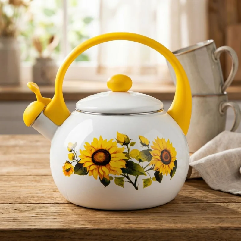 Zamów dziś Czajnik emaliowany z gwizdkiem ODELO AMELIO SUNFLOWER 2,2 l