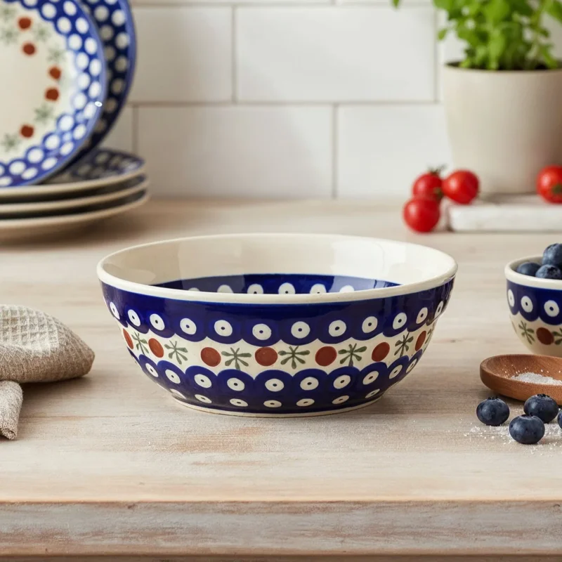 Miska (salaterka) 0,6 l - wzór D-41 - Zakłady Ceramiczne w Bolesławcu Taniej