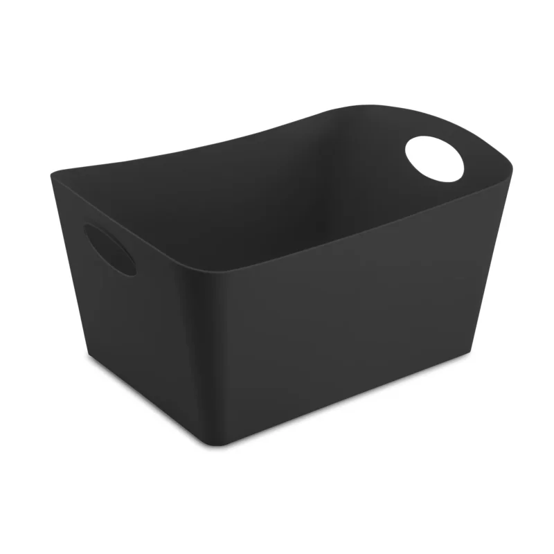 Nowy KOZIOL Boxxx L czarny - pojemnik łazienkowy plastikowy