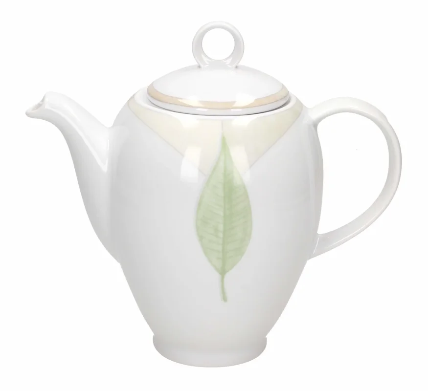 Tani Dzbanek do herbaty i kawy porcelanowy LUBIANA SONIA BIAŁY 1,4 l