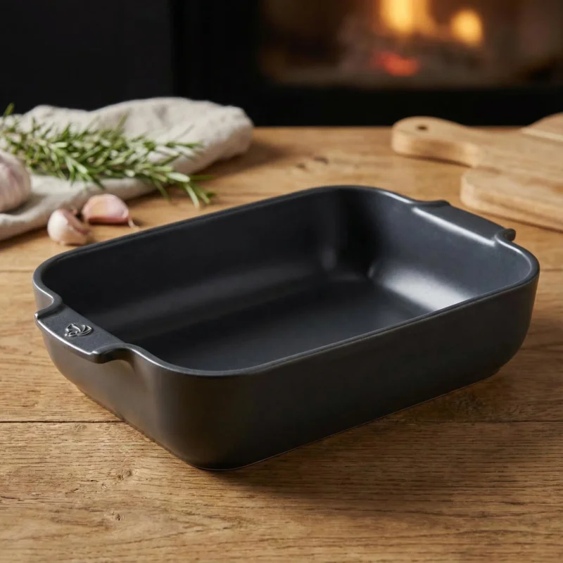 PEUGEOT Appolia 30 x 22,1 cm szare - naczynie żaroodporne do zapiekania ceramiczne Sprawdź teraz