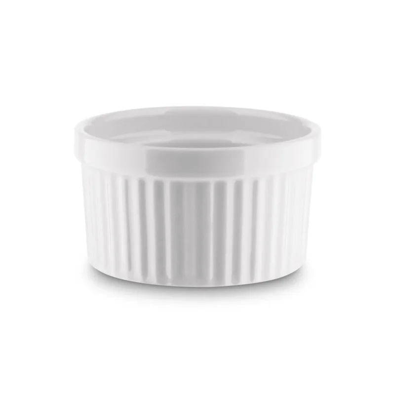 Bezpieczna płatność Kokilka do zapiekania porcelanowa Tadar 9 cm biała