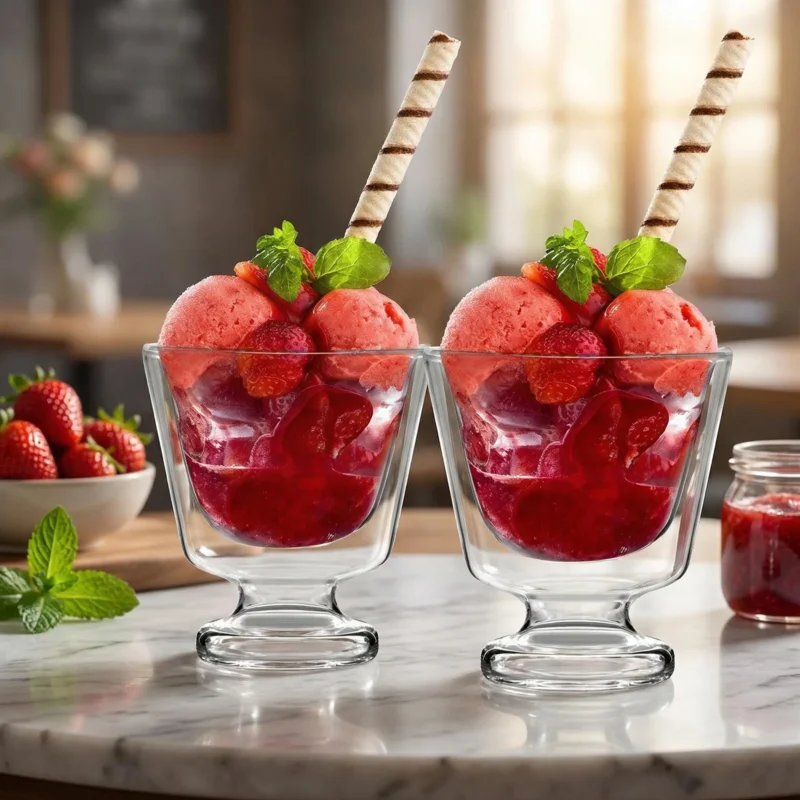 Bezpieczne zakupy Pucharki do lodów i deserów termiczne VIALLI DESIGN SOHO 250 ml 2 szt.
