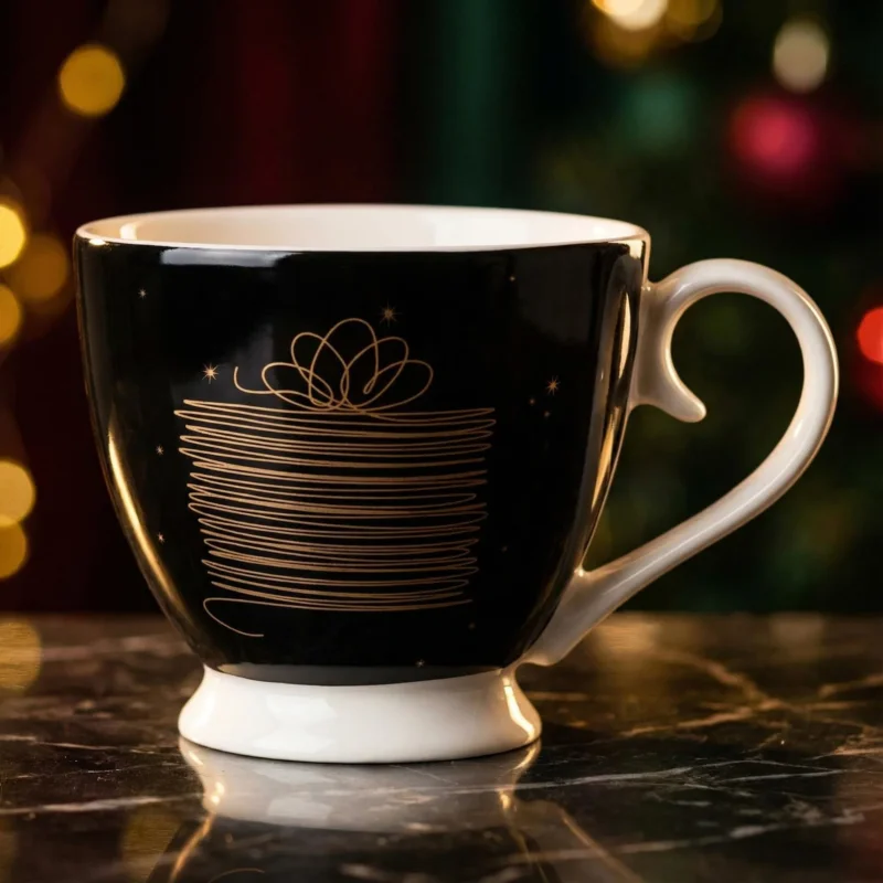 Filiżanka świąteczna GOLDEN CHRISTMAS 350 ml Promocja