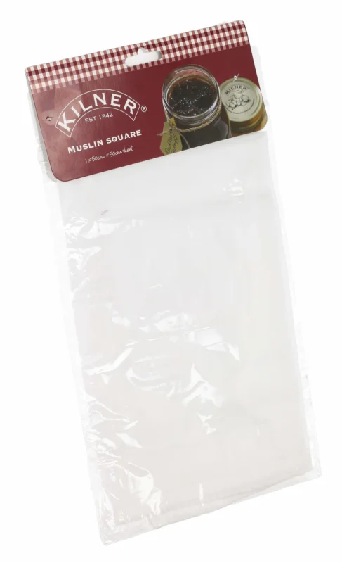 Ostatnia szansa KILNER Square 50 x 50 cm biała – ściereczka muślinowa