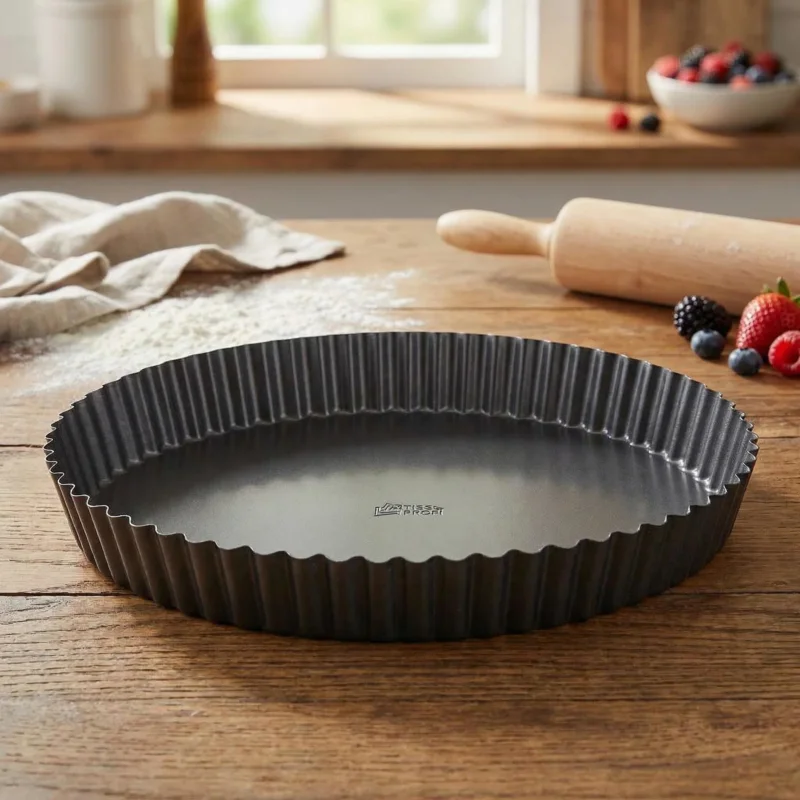 Forma do pieczenia tarty stalowa PATISSE PROFI 24 cm Łatwy zwrot
