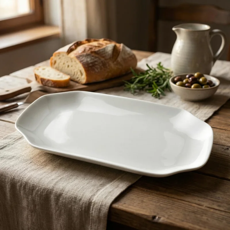 Ostatnie sztuki Półmisek MONDEX BASIC 26 x 15 x 3 cm biały