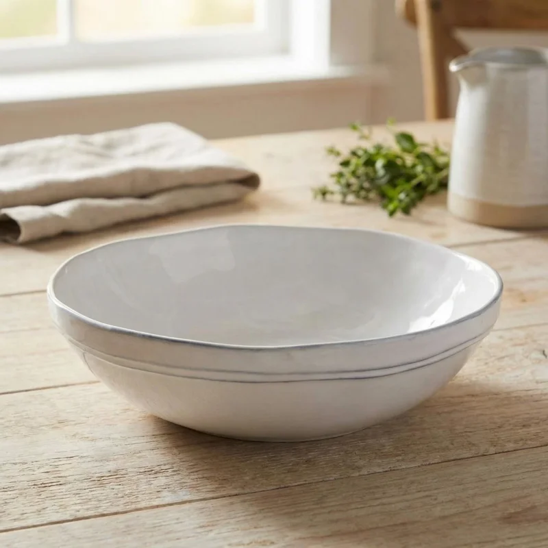 Miska / Salaterka kamionkowa LAURA ASHLEY ARTISAN WHITE 23 cm Nie przegap