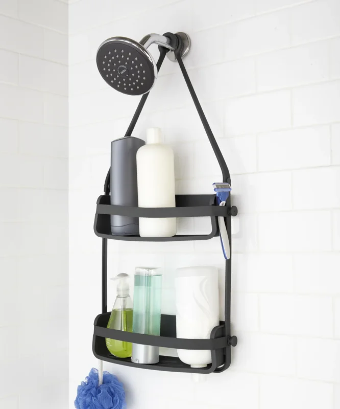 UMBRA Flex Shower Caddy czarna - półka łazienkowa pod prysznic plastikowa Darmowy zwrot