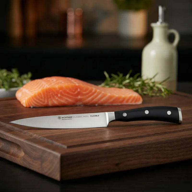 Rabat WÜSTHOF Classic Ikon 16 cm - nóż do filetowania ze stali nierdzewnej